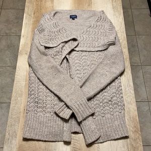 American Eagle Creamy Brown Cardigan